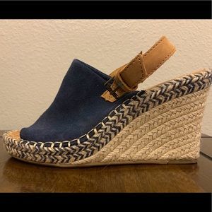 Toms Monica Slingback Espadrille Wedges